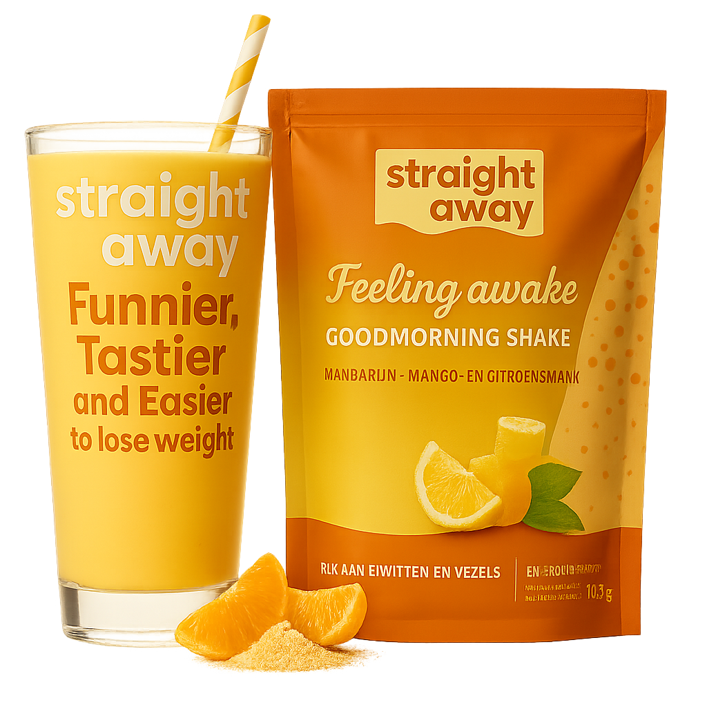 Straight away goodmorning shake Mandarin Mango Lemon