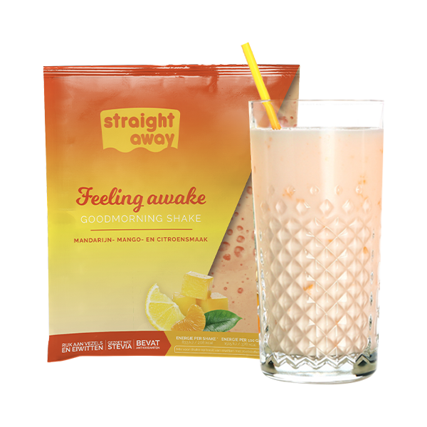 Straight away Goodmorning shakes in fruity flavours