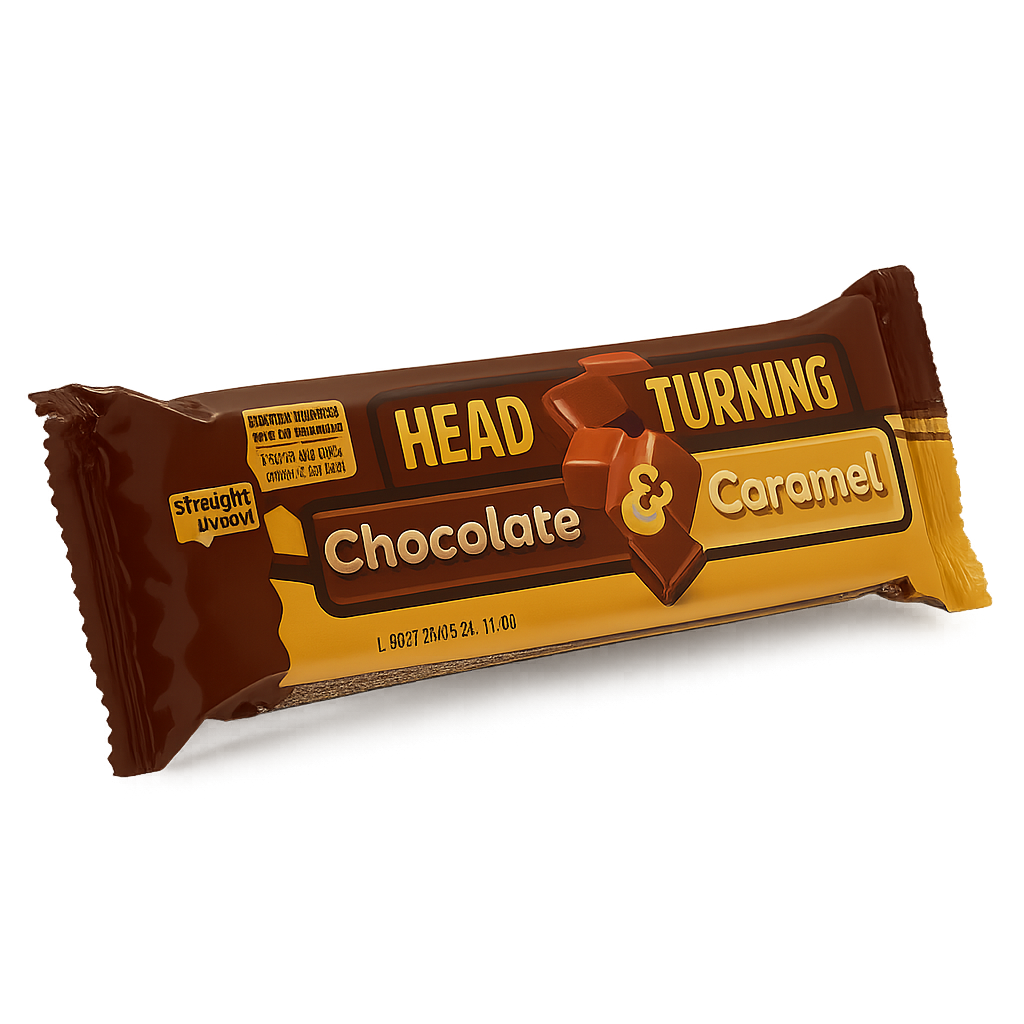 High protein chocolate caramel meal replacement bar