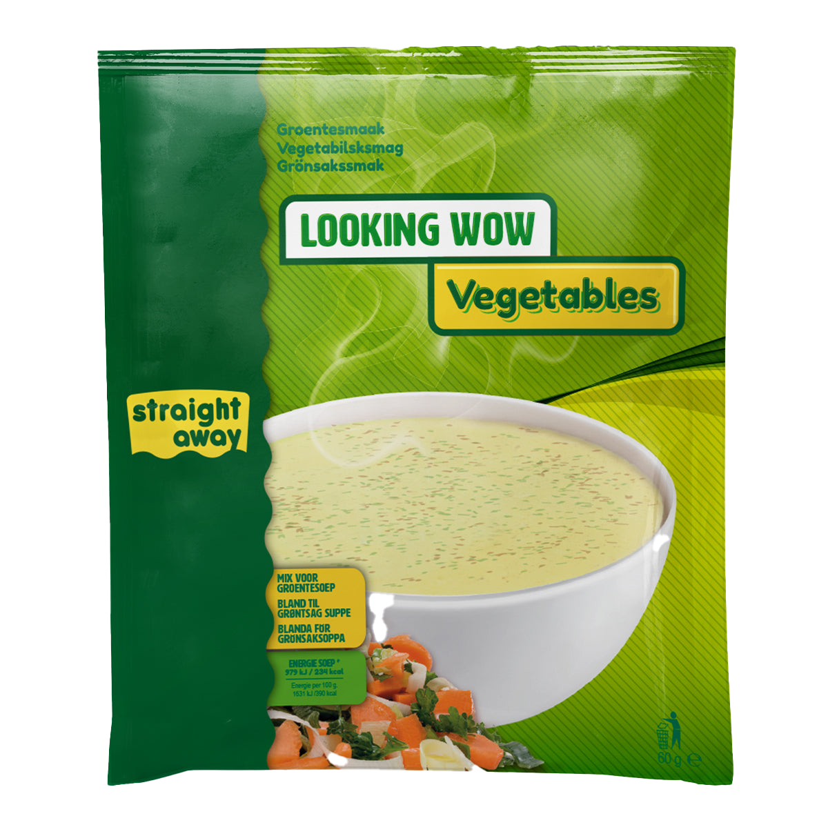 Straight away maaltijdvervanger soep groentesoep voorkant