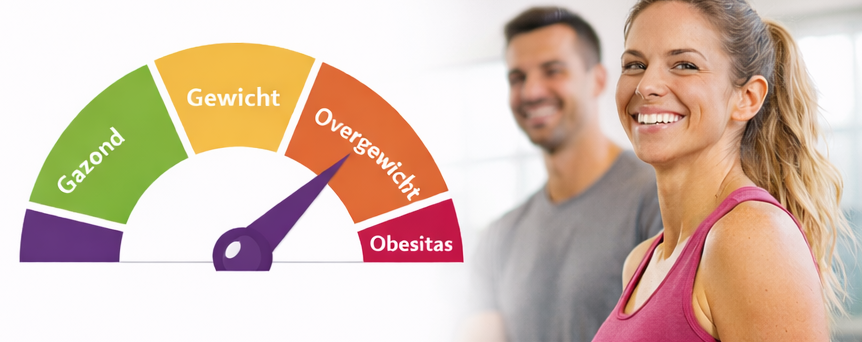 BMI calculator met gezondheidszones ter ondersteuning van verantwoord afvallen