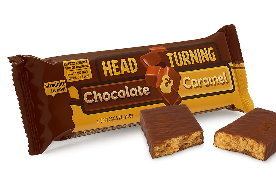 chocolate caramel High protein meal replacement bar total