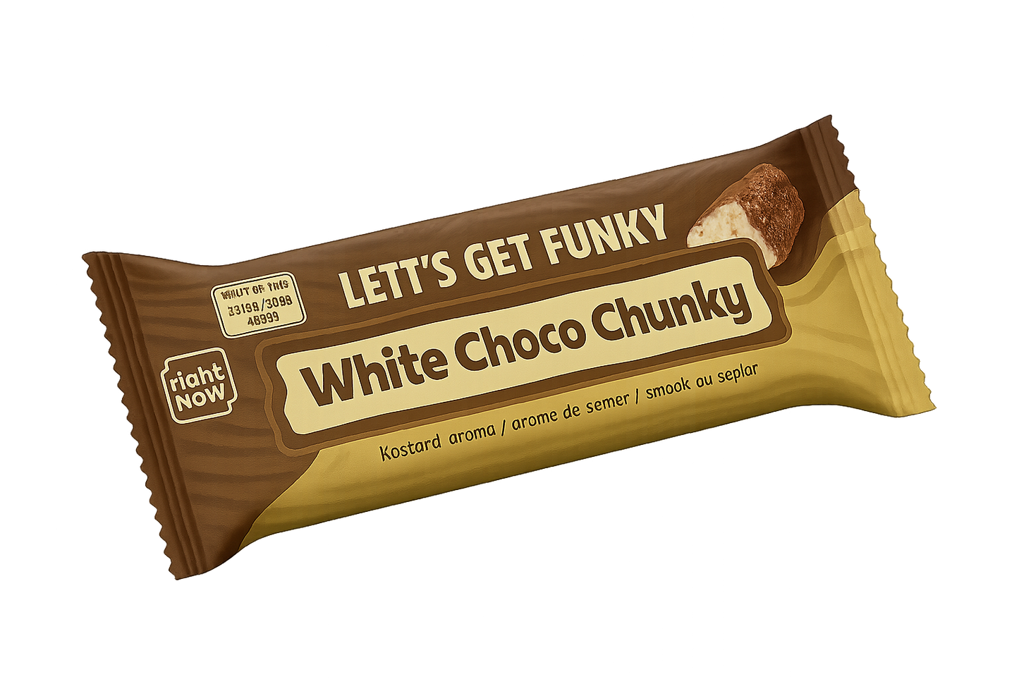 straight away meal replacement diet bar white Choco Chunky front
