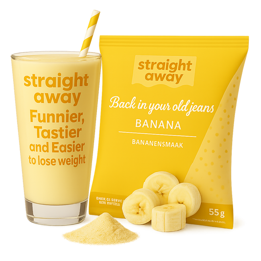 straight away meal replacement diet shake banana