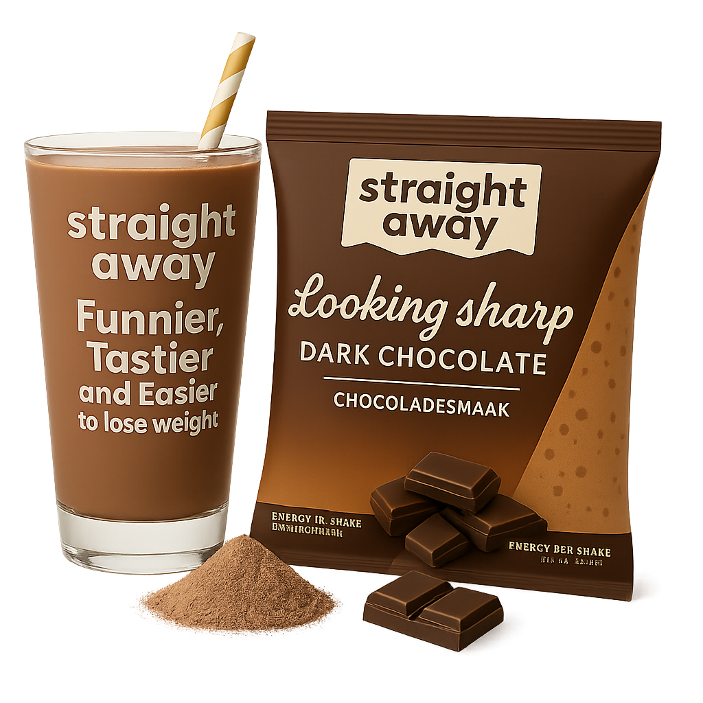 straight away maaltijdvervangende dieet shake chocolade