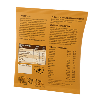 straight away meal replacement diet shake chocolate back