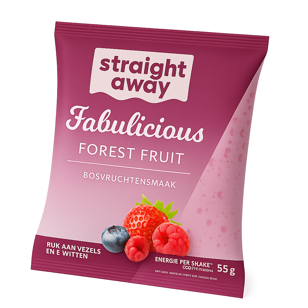 straight away meal replacement diet shake forest fruit front