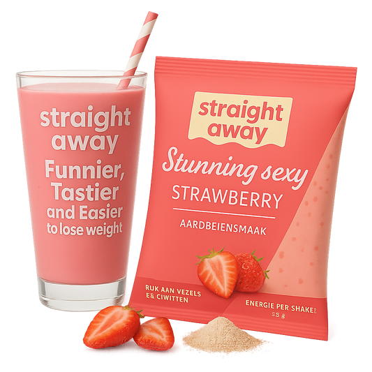 straight away meal replacement diet shake strawberry