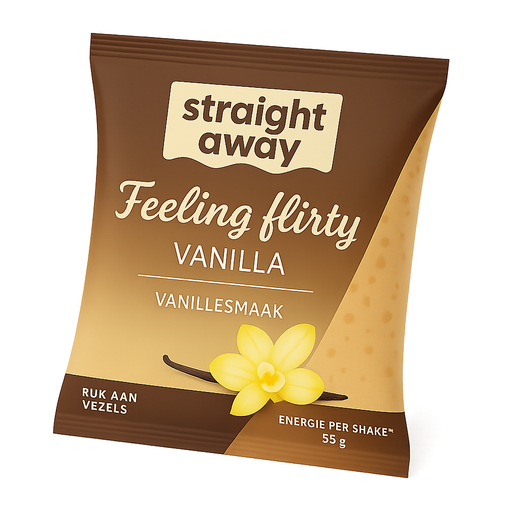 straight away maaltijdvervangende dieet shake vanille voorzijde