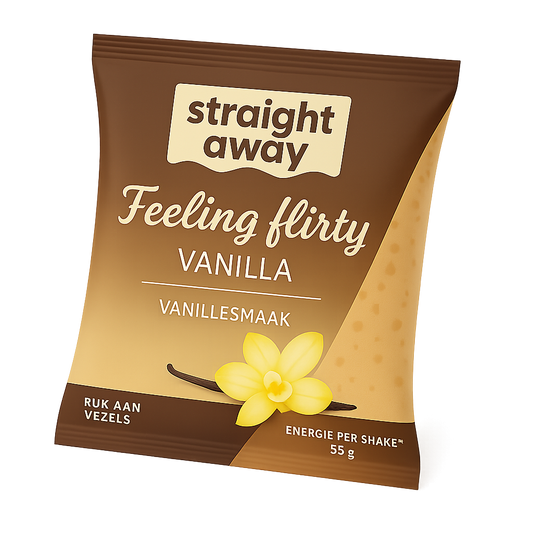 straight away maaltijdvervangende dieet shake vanille voorzijde
