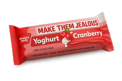straight away meal replacement diet bar yoghurt cranberry front