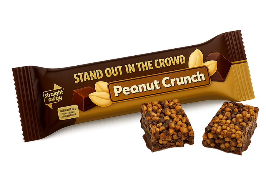 straight away meal replacement diet bar peanut crunch total